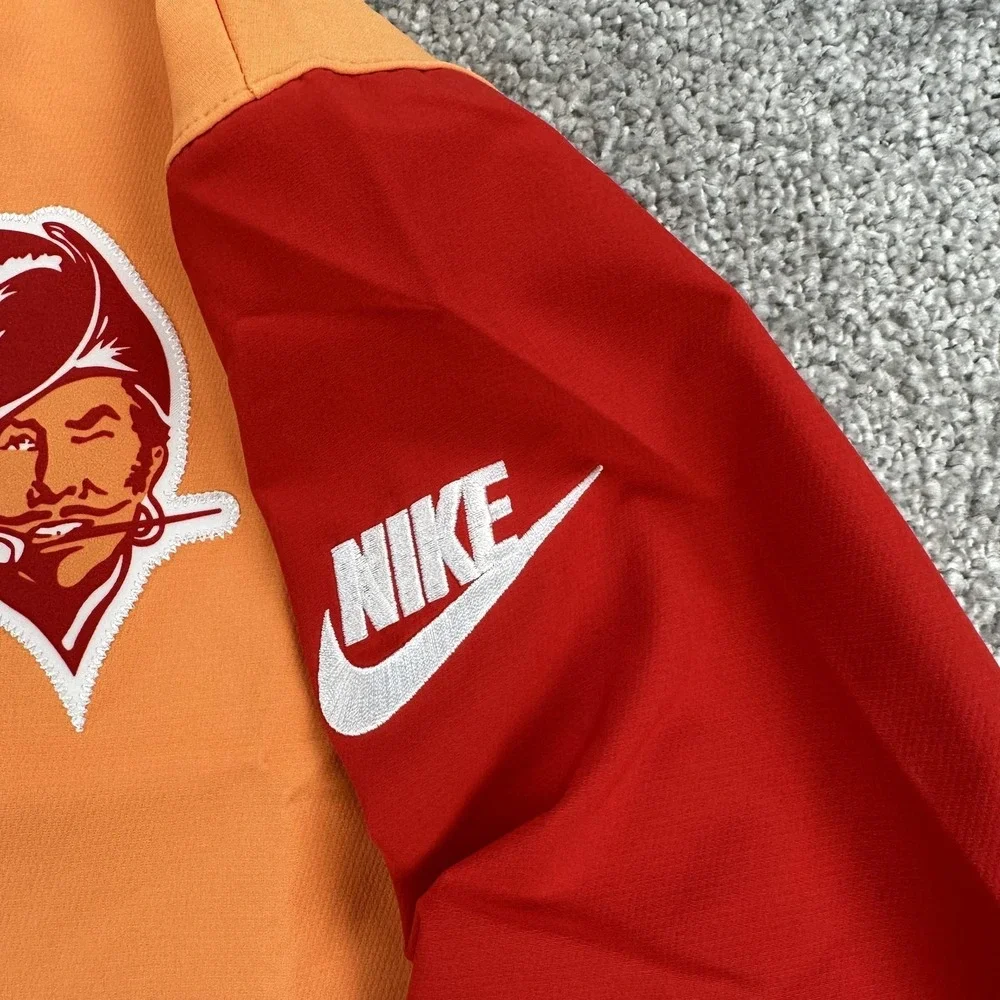 Tampa Bay Buccaneers Pullover Jacket Mens XL Orange Creamsicle NFL Football Nike